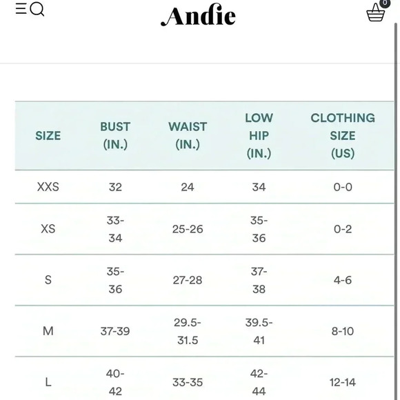 Andie Belmar Bikini Top in Black Size M - Picture 11 of 11